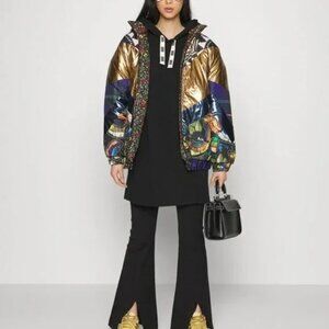 NWT FARM RIO BOROGODO  METALLIC PUFFER JACKET, MEDIUM